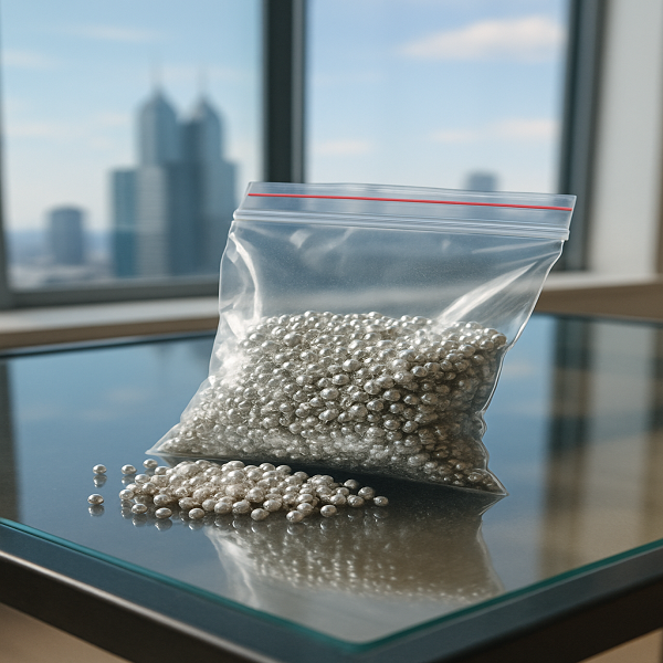 Серебро в гранулах